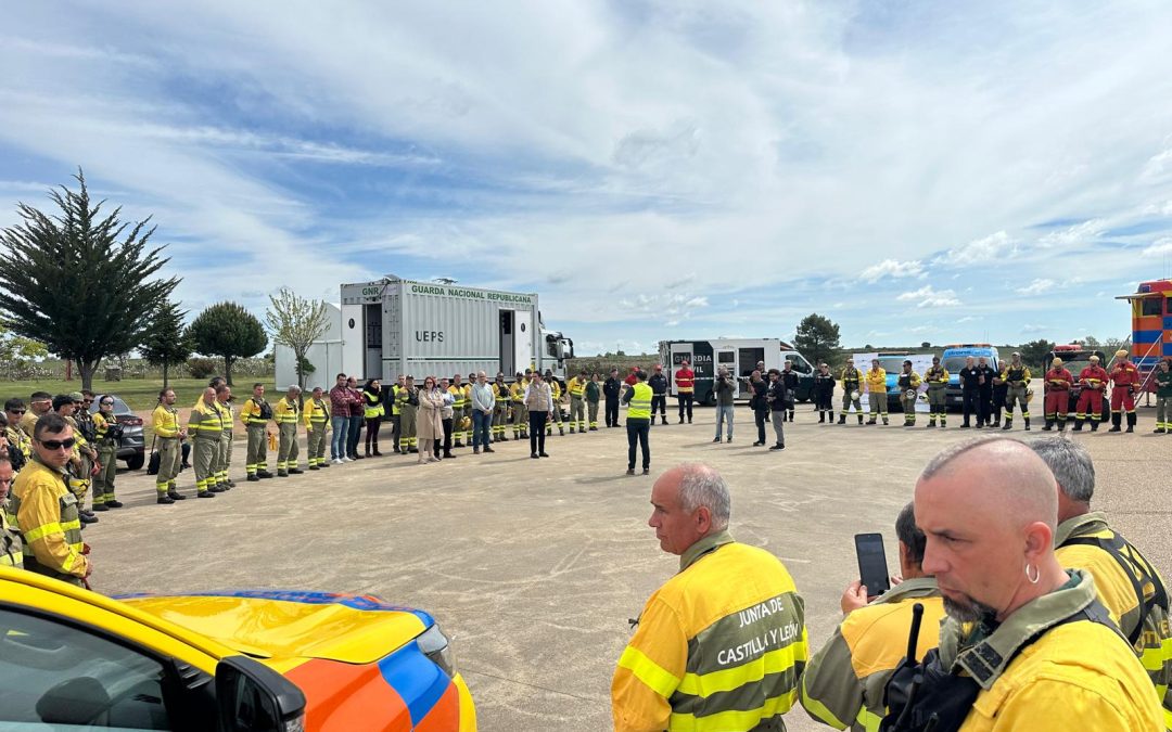 Simulacro internacional de gran incendio forestal en Zamora en el marco del proyecto europeo INTERREG ATEMPO