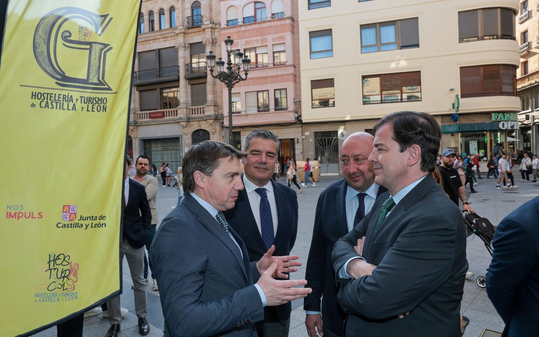 Mañueco destaca el papel fundamental del sector hostelero en la generación de riqueza y empleo y en la proyección internacional de Castilla y León