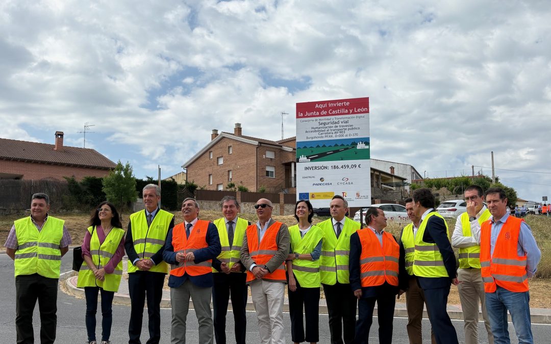 La Junta humaniza las travesías de tres localidades de Ávila para hacerlas más seguras y accesibles