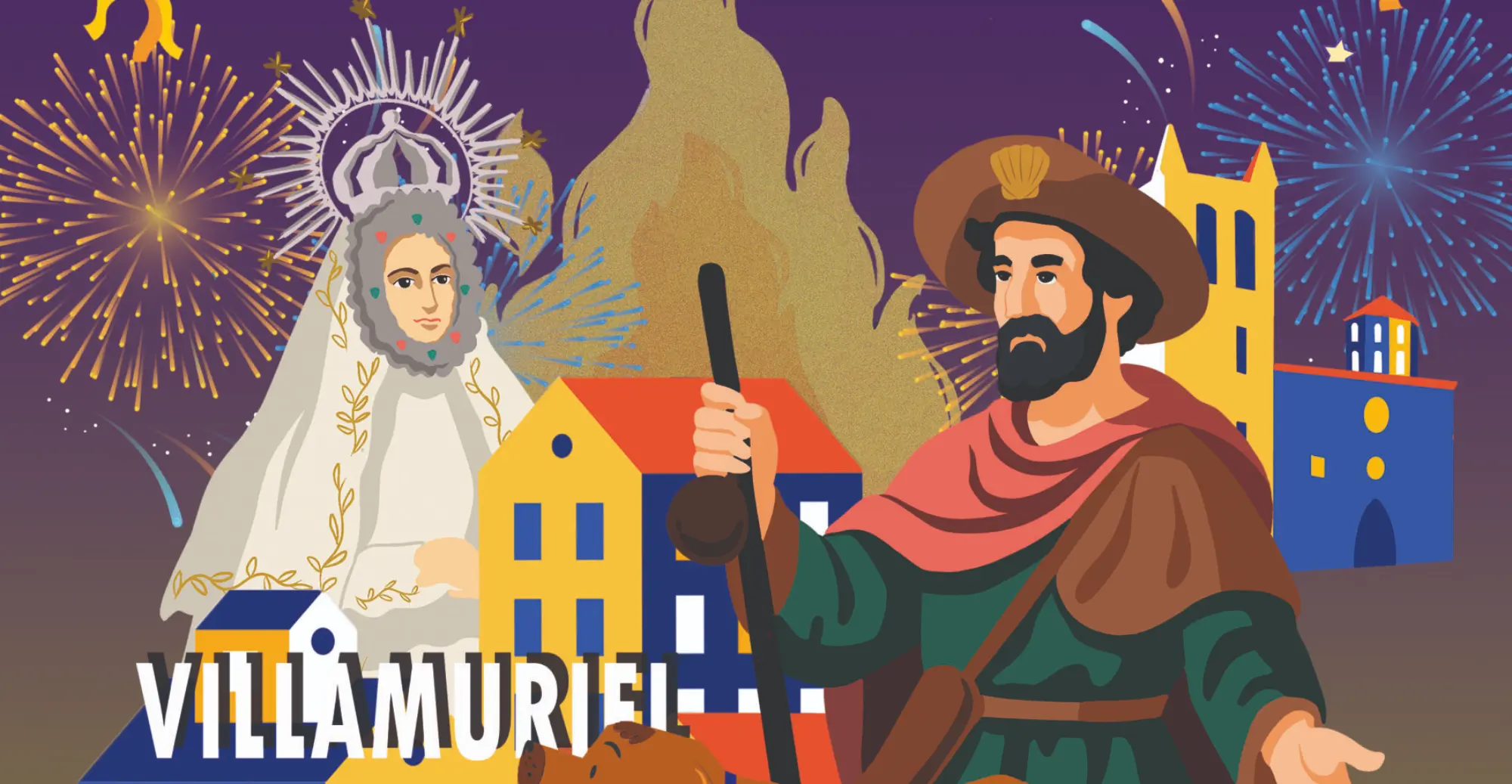Programa de Fiestas de la Virgen y San Roque 2025 en Villamuriel de Cerrato