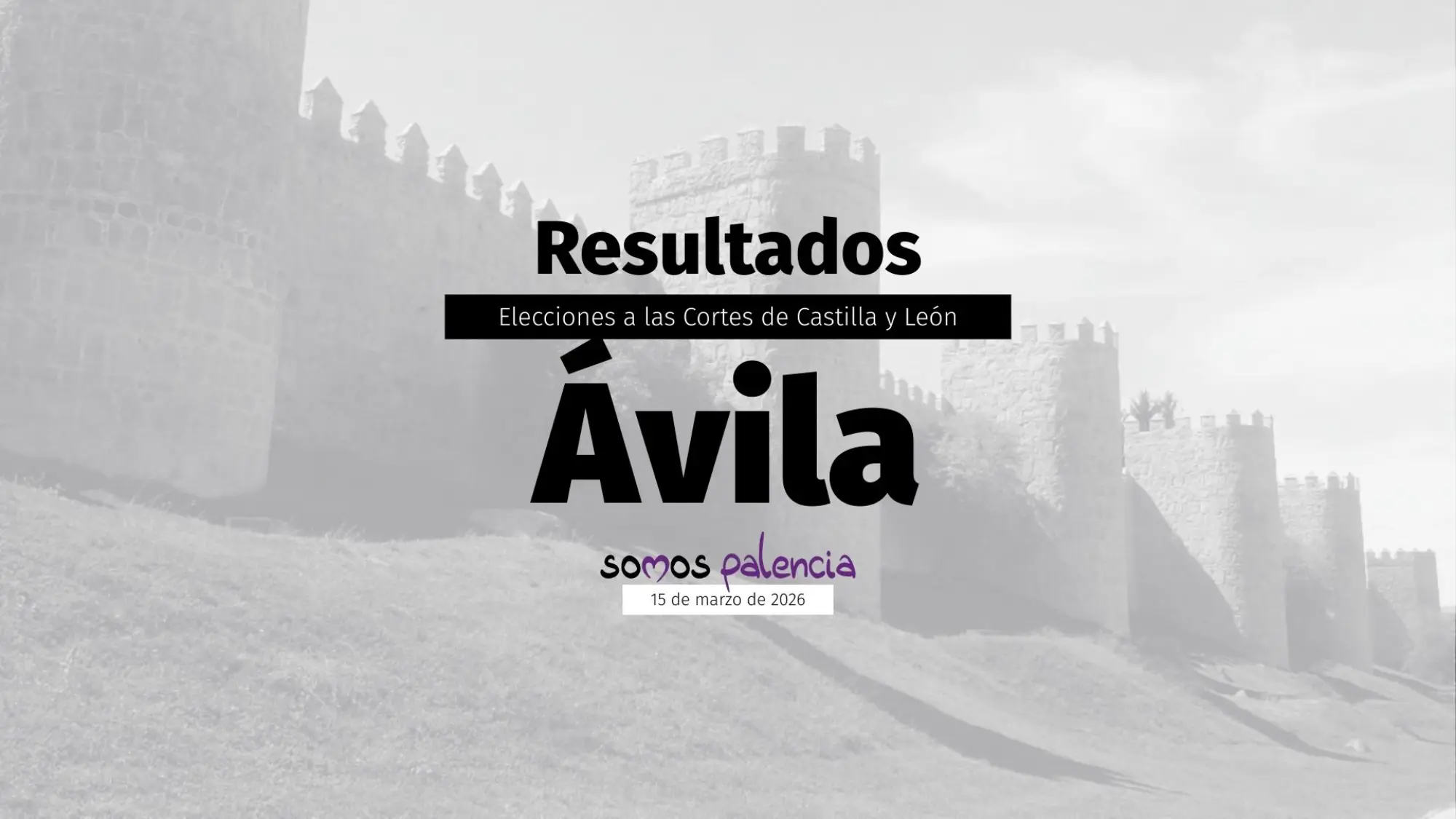 Ávila Resultados de las Elecciones de Castilla y León 2026 Ávila Resultados de las Elecciones de Castilla y León 2026