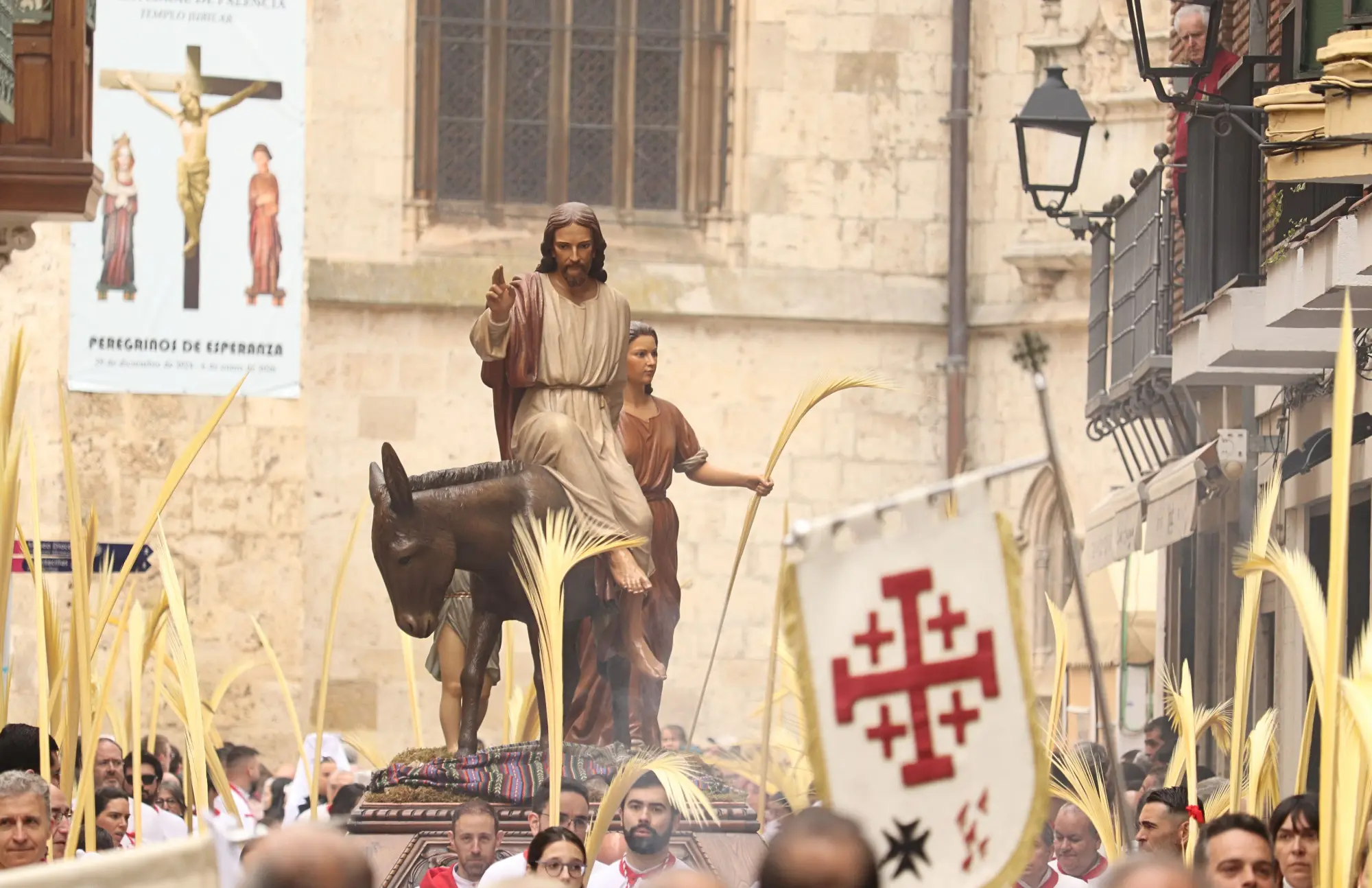 Procesión de La Borriquilla 2026 Domingo de Ramos Semana Santa Palencia