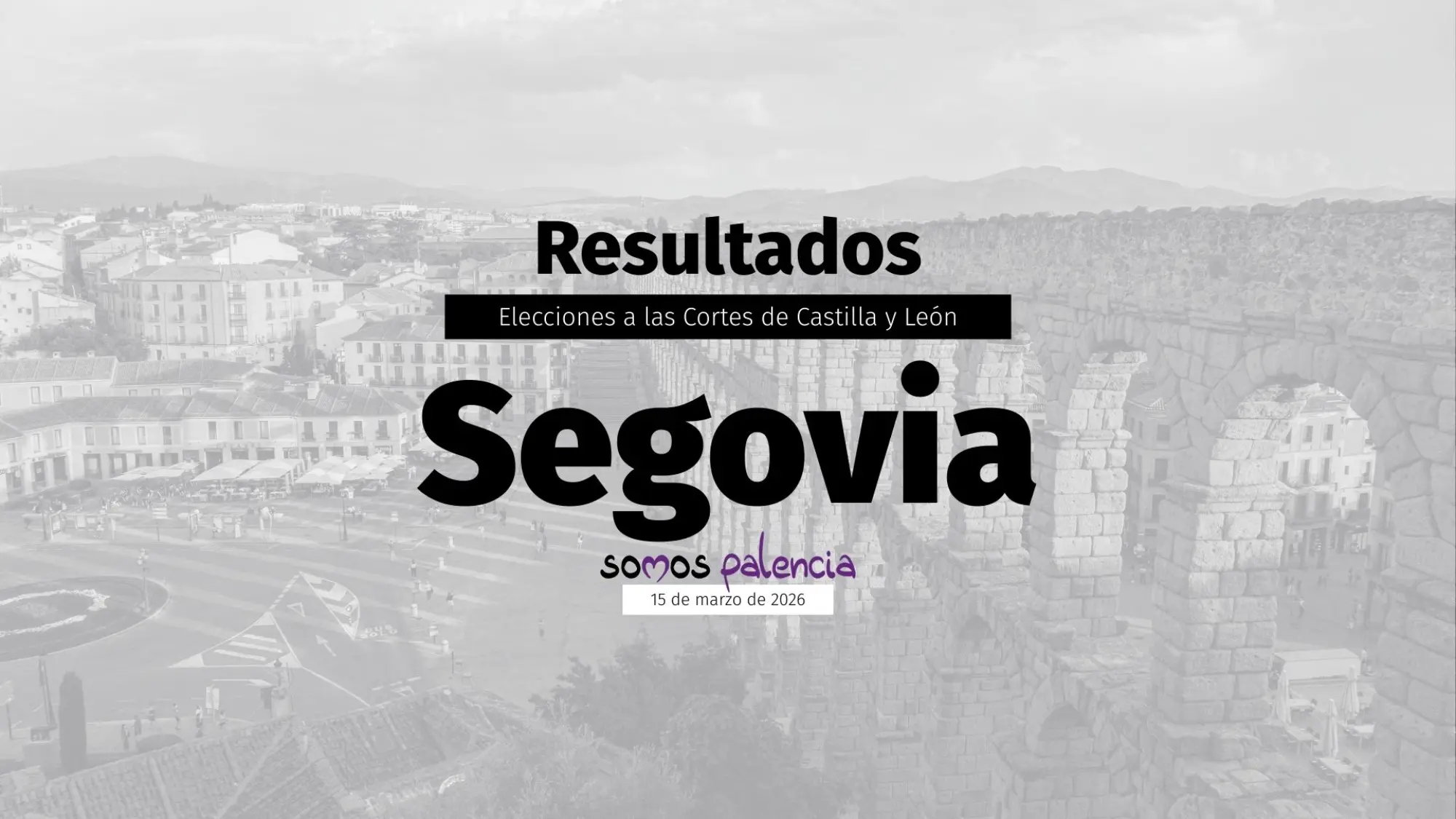 Segovia Resultados de las Elecciones de Castilla y León 2026 Segovia Resultados de las Elecciones de Castilla y León 2026