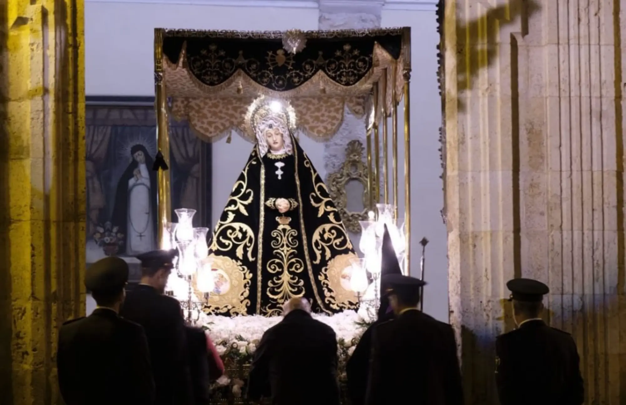 Procesión de la Soledad de la Virgen 2026 Sábado Santo Semana Santa Palencia